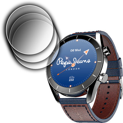 EJZATI Screen Guard for PEBBLE X PEPE JEANS SMARTWATCH, SCREEN GUARD(Pack of 3)