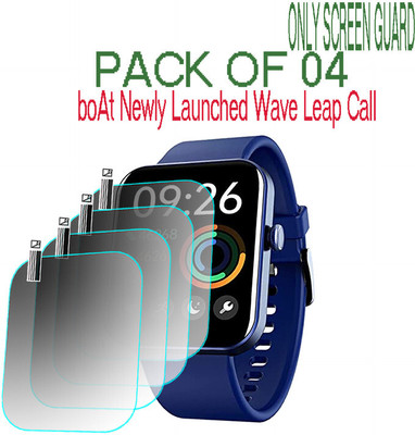 HIDEOUS Screen Guard for boAt Wave Leap Call(Pack of 4)