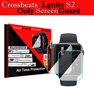 HIDEOUS Screen Guard for Crossbeats Ignite S2(Pack of 2)