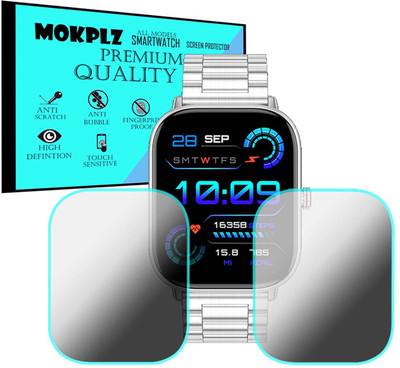 MOKPLZ Screen Guard for FIRE BOLTT STARLIGHT SMARTWATCH(Pack of 2)
