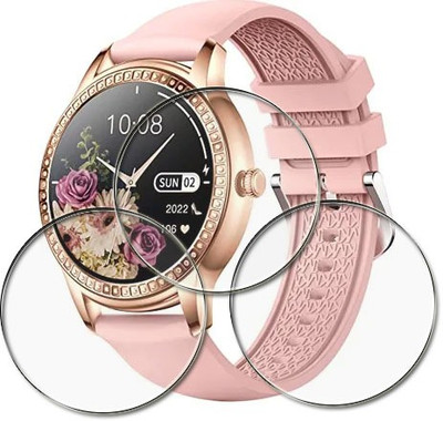 tombik Impossible Screen Guard for p20-Hapi Pola Floral Series Smartwatch(Pack of 3)