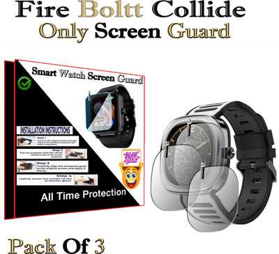 HIDEOUS Screen Guard for Fire Boltt Collide(Pack of 3)