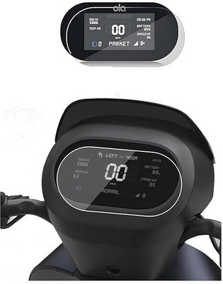 RJVON Screen Guard for Bike speedometer screen Protector For Ola S1x / Ola S1x Plus Electric Bike(Pack of 1)