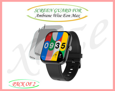 XAZE Screen Guard for Ambrane Wise Eon Max Smartwatch(Pack of 2)
