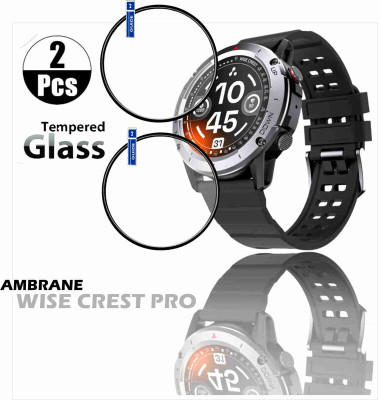 Dasiana Screen Guard for AMBRANE WISE CREST PRO SMARTWATCH(Pack of 2)