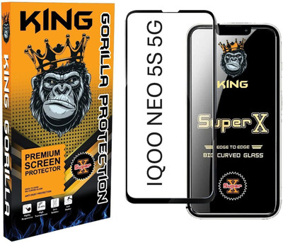 KING GORILLA Screen Guard for IQOO NEO 5S 5G(Pack of 1)