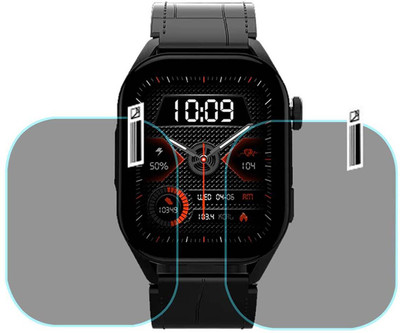 MOKPLZ Screen Guard for FIRE BOLTT EMPEROR SMARTWATCH(Pack of 2)