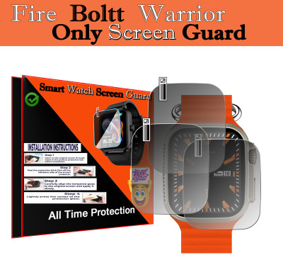 HIDEOUS Screen Guard for Fire-Boltt Warrior(Pack of 3)