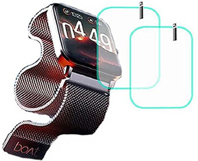 MOKPLZ Screen Guard for BOAT WAVE FURY SMARTWATCH(Pack of 2)