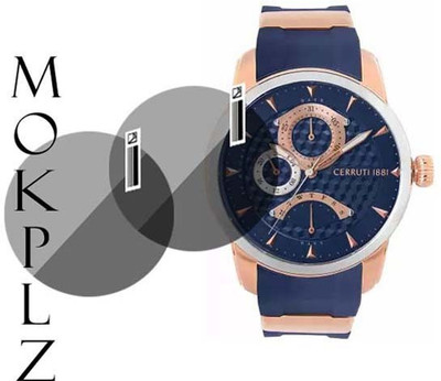 MOKPLZ Screen Guard for CERRUTI 1881 TESERO CRA21607 ANALOG DIAL(Pack of 2)