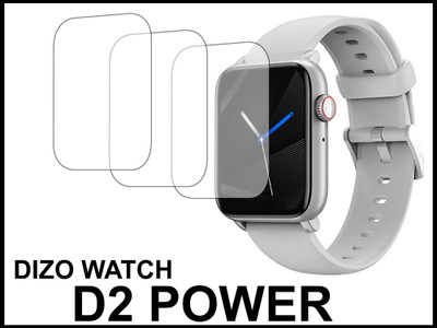 TWUAOP Screen Guard for DIZO WATCH D2 POWER(Pack of 3)