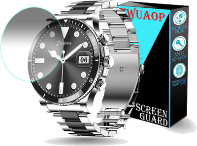 TWUAOP Screen Guard for PEBBLE CHROME SMARTWATCH(Pack of 1)