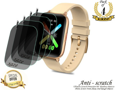 XAZE Screen Guard for AXL Czar Smartwatch(Pack of 4)