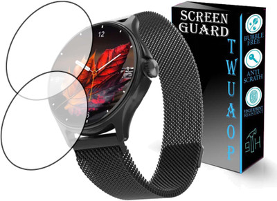 TWUAOP Screen Guard for BEATXP SIGMA SMARTWATCH(Pack of 2)