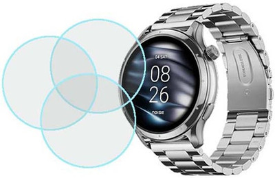 MOKPLZ Screen Guard for NOISEFIT METTLE SMARTWATCH(Pack of 3)