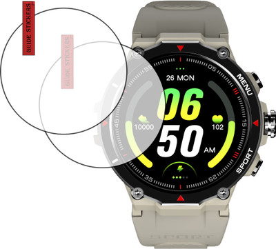 ejzatex Screen Guard for NOISEFIT FORCE SMARTWATCH, SCREEN GUARD(Pack of 2)