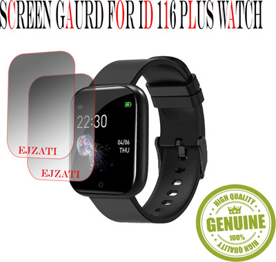 ejzatex Screen Guard for ID116 Plus SMART WATCH(Pack of 2)