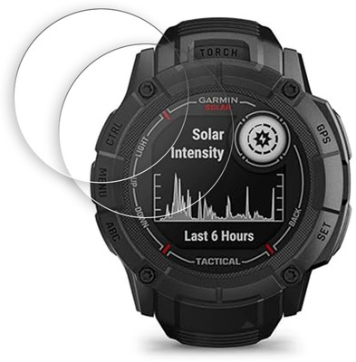 ARBAN Screen Guard for Garmin Instinct 2X 1.1 inch Smartwatch Screen Protector | Anti-Scratch | Edge to Edge Full Coverage | 9H Hardness | Screen Guard(Pack of 2)