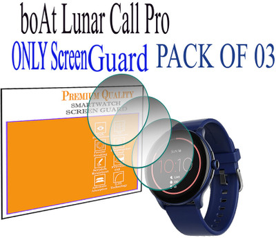 daffin Screen Guard for boAt Lunar Call Pro(Pack of 3)