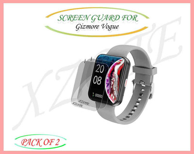 XAZE Screen Guard for Gizmore Vogue Smartwatch(Pack of 2)
