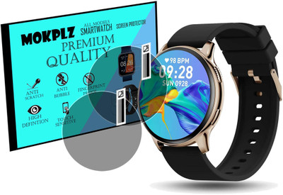 MOKPLZ Screen Guard for PEBBLE COSMOS LUXE 2.0 SMARTWATCH(Pack of 2)