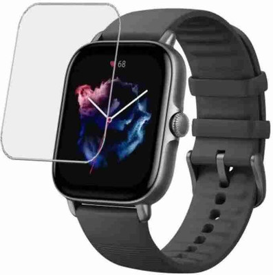 Guardor Screen Guard for AMAZ FIT GTS3 Smart Watch 9H Screen Protector Unbreakable Screen Guard 1.75 Inch(Pack of 1)