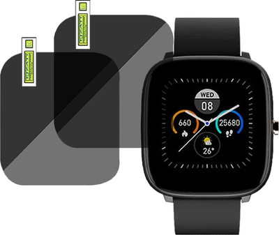 EJZATI Screen Guard for Noise ColorFit Qube SpO2 Smartwatch(Pack of 2)