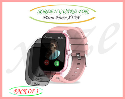 XAZE Screen Guard for pTron Force X12N Smartwatch(Pack of 3)