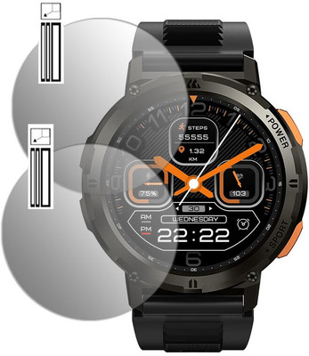 DOUMOF Impossible Screen Guard for Kospet Tank T2 SMARTWATCH(Pack of 2)