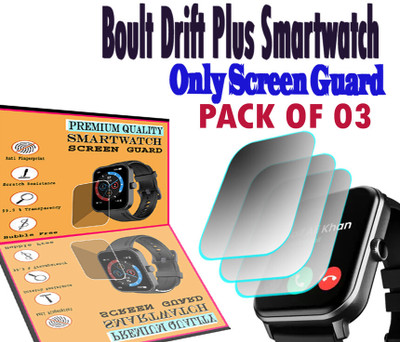 daffin Screen Guard for Boult Drift+(Pack of 3)