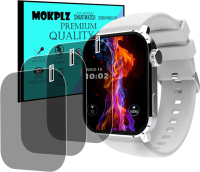 MOKPLZ Screen Guard for BEATXP UNBOUND PLUS SMARTWATCH(Pack of 3)