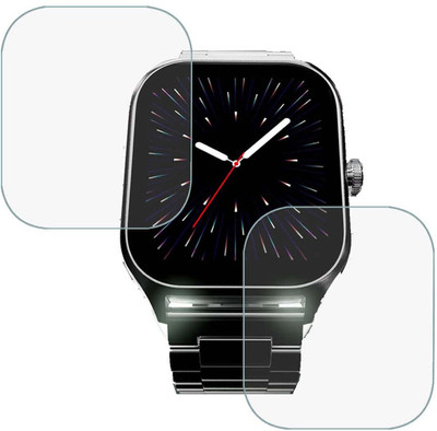 MOKPLZ Screen Guard for FIRE BOLTT SOLARIS SMARTWATCH(Pack of 2)