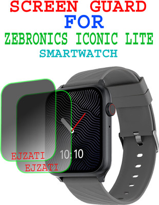 EJZATI Screen Guard for ZEBRONICS ICONIC LITE SMARTWATCH(Pack of 2)