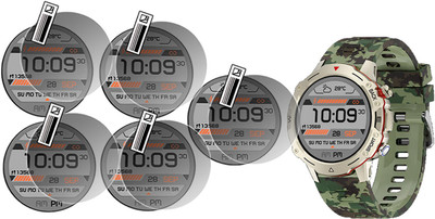HIDEOUS Screen Guard for Fire-Boltt Grenade 1.39''(Pack of 5)