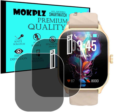 MOKPLZ Screen Guard for FASTRACK REFLEX POWER SMARTWATCH(Pack of 2)