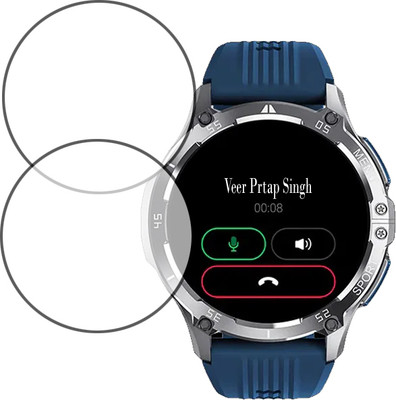 EJZATI Screen Guard for NOISEFIT FORCE PLUS SMARTWATCH, SCREEN GUARD(Pack of 2)