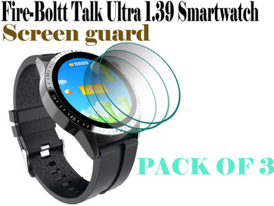 HIDEOUS Screen Guard for Fire-Boltt Talk Ultra(Pack of 3)