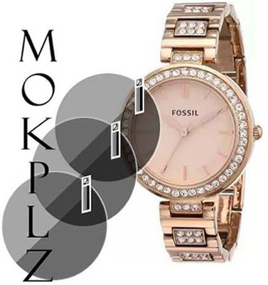 MOKPLZ Screen Guard for FOSSIL ANALOG WATCH -BQ3181(Pack of 3)