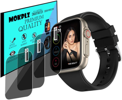 MOKPLZ Screen Guard for FIRE BOLTT GLADIATOR SMARTWATCH(Pack of 3)