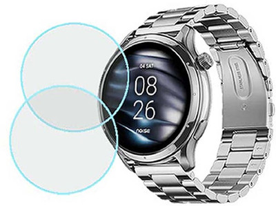 MOKPLZ Screen Guard for NOISEFIT METTLE SMARTWATCH(Pack of 2)