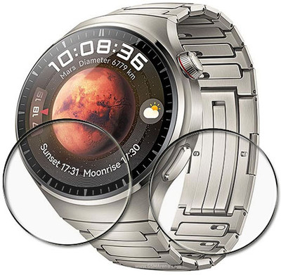 tombik Screen Guard for ui104-Huawei Watch 4 Pro-p-2(Pack of 2)