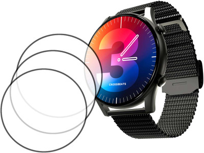 MOKPLZ Screen Guard for CROSSBEATS APEX REGAL SMARTWATCH(Pack of 3)