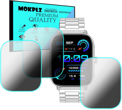 MOKPLZ Screen Guard for FIRE BOLTT STARLIGHT SMARTWATCH(Pack of 3)