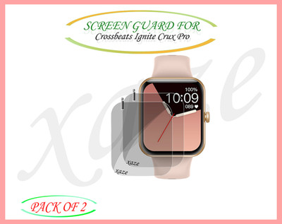 XAZE Screen Guard for Crossbeats Ignite Crux Pro Smartwatch(Pack of 2)