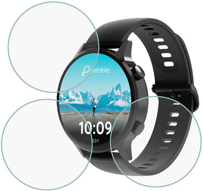 MOKPLZ Screen Guard for PEBBLE VAST SMARTWATCH(Pack of 3)