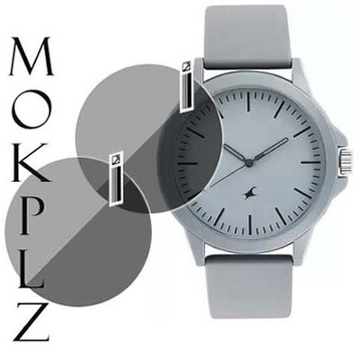 MOKPLZ Screen Guard for FASTRACK 38024PP24 ANALOG GREY DIAL WATCH(Pack of 2)
