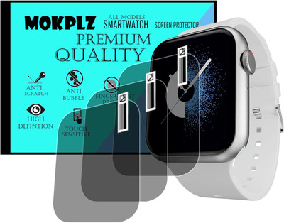 MOKPLZ Screen Guard for FIRE BOLTT RING PLUS SMARTWATCH(Pack of 3)