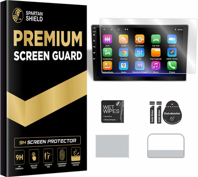 spartan shield Screen Guard for 9 INCH Android Car Stereo System, Car Infotainment Display Protector, Music System Protector, Aftermarket Touch Screen Audio Player Accessory [Not Tempered Glass](Pack of 1)