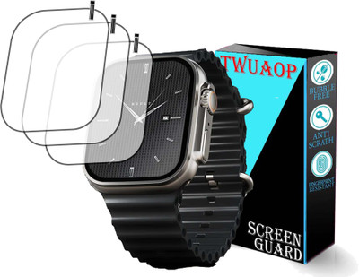 TWUAOP Screen Guard for BOULT DIVE EVO SMARTWATCH(Pack of 3)