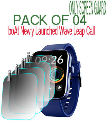 HIDEOUS Screen Guard for boAt Wave Leap Call(Pack of 4)